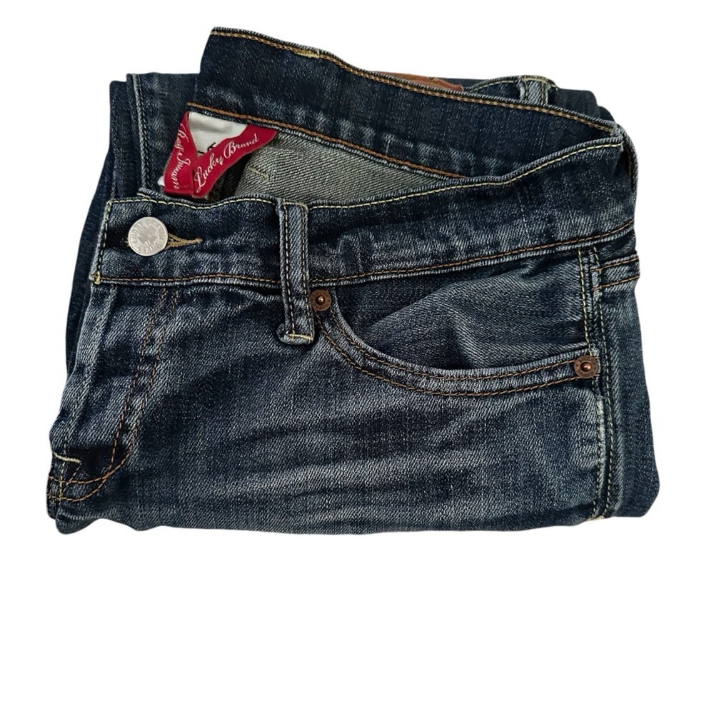Lucky Brand Distressed Bootcut Jeans Size 6/28 - Picture 6 of 8